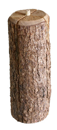 Bild von Finnenkerze mittel 60cm mit Zünder